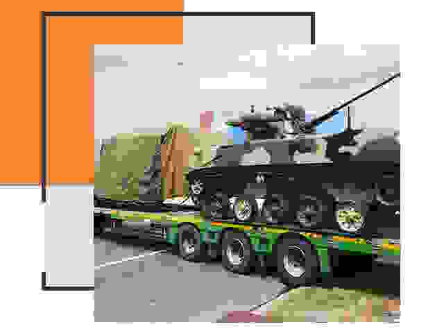 Перевозка военной техники в Орске